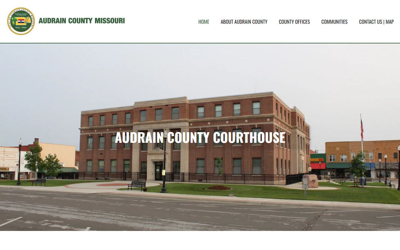 Audrain County government resources for criminal history