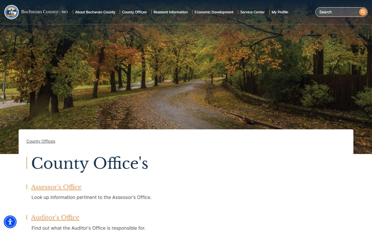 Buchanan County Sheriff's Office for criminal history searches in St. Joseph