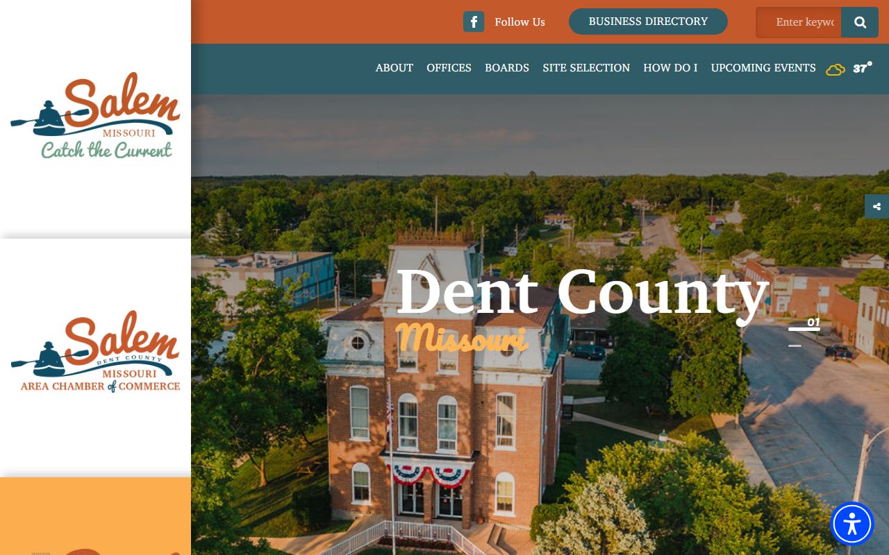 Dent County government page for criminal history information