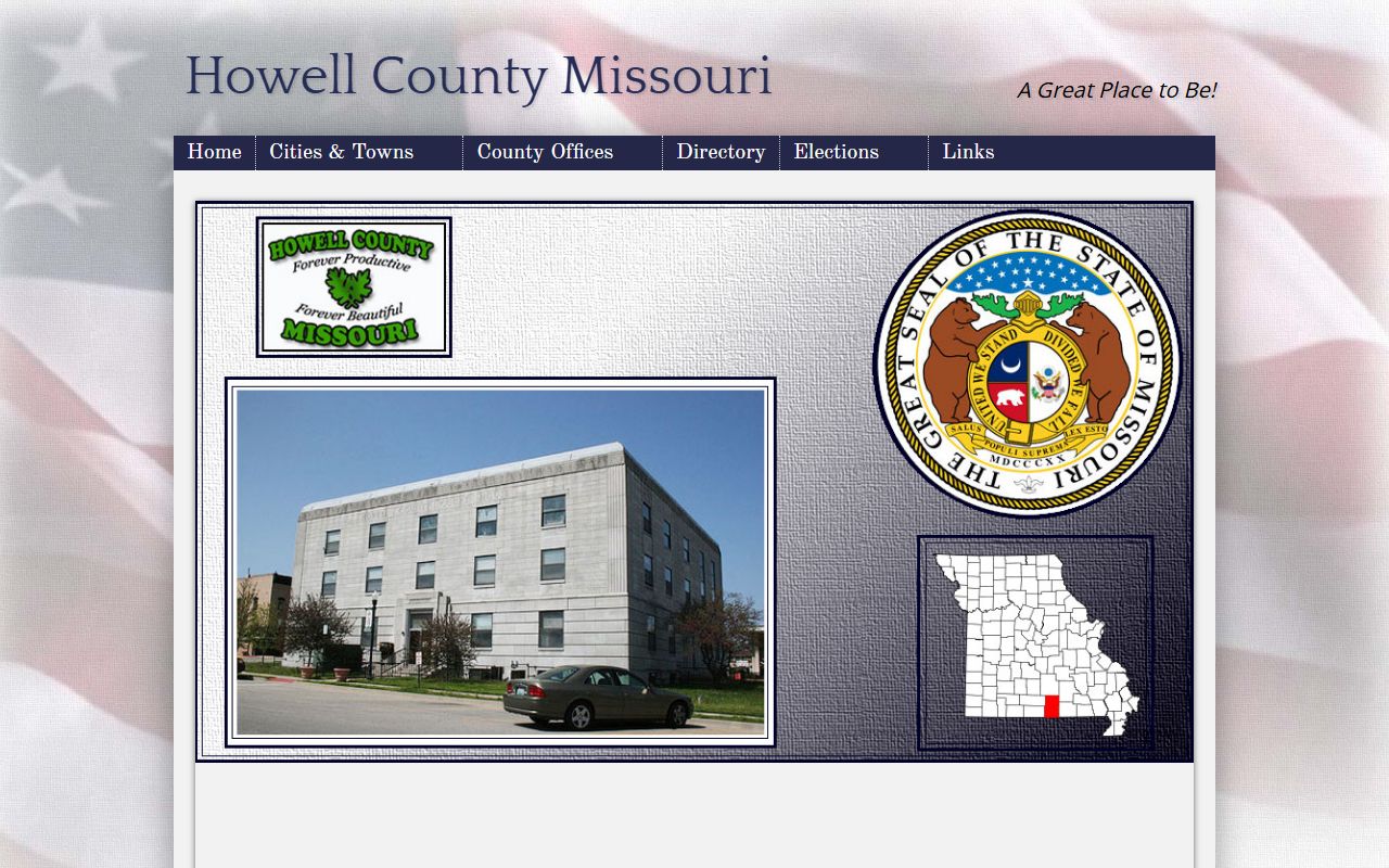 Howell County government page for criminal history resources