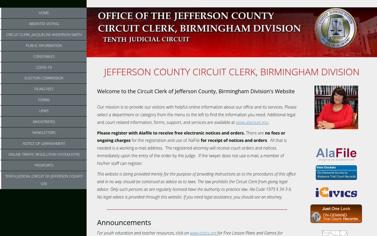 Jefferson County Kentucky Circuit Court Clerk office for divorce records