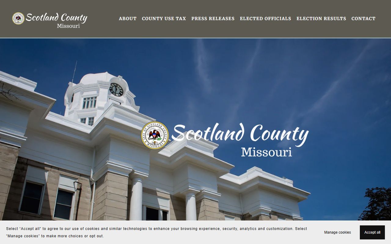 Scotland County government resources for criminal history record searches