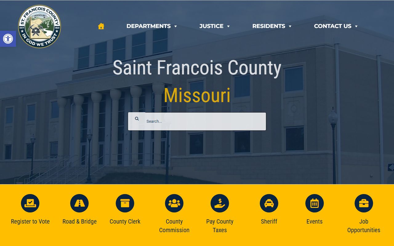 St. Francois County government resources for criminal history searches