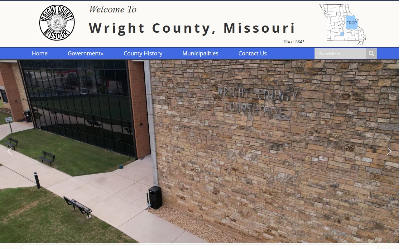 Wright County government resources for criminal history record searches